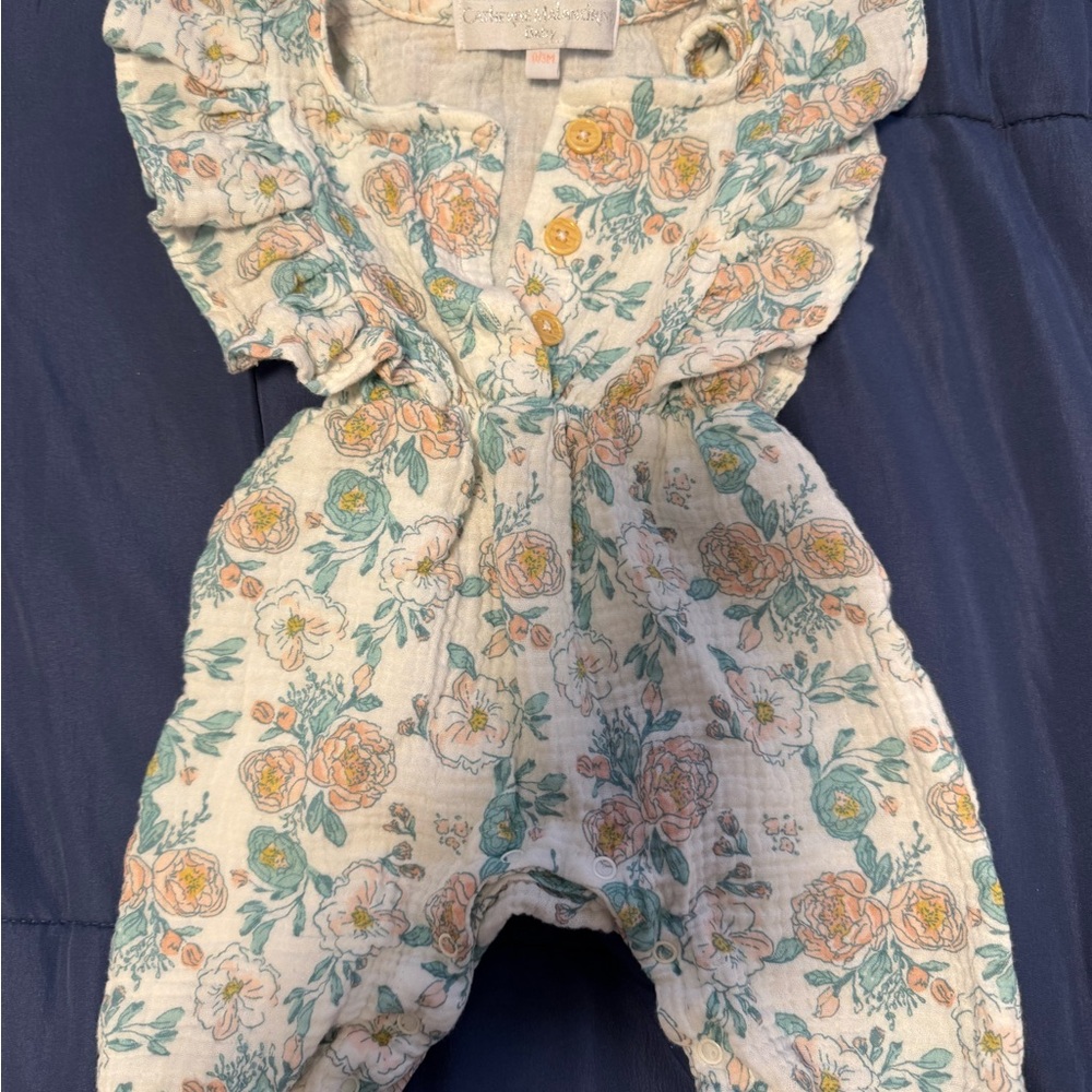Floral Kids Romper